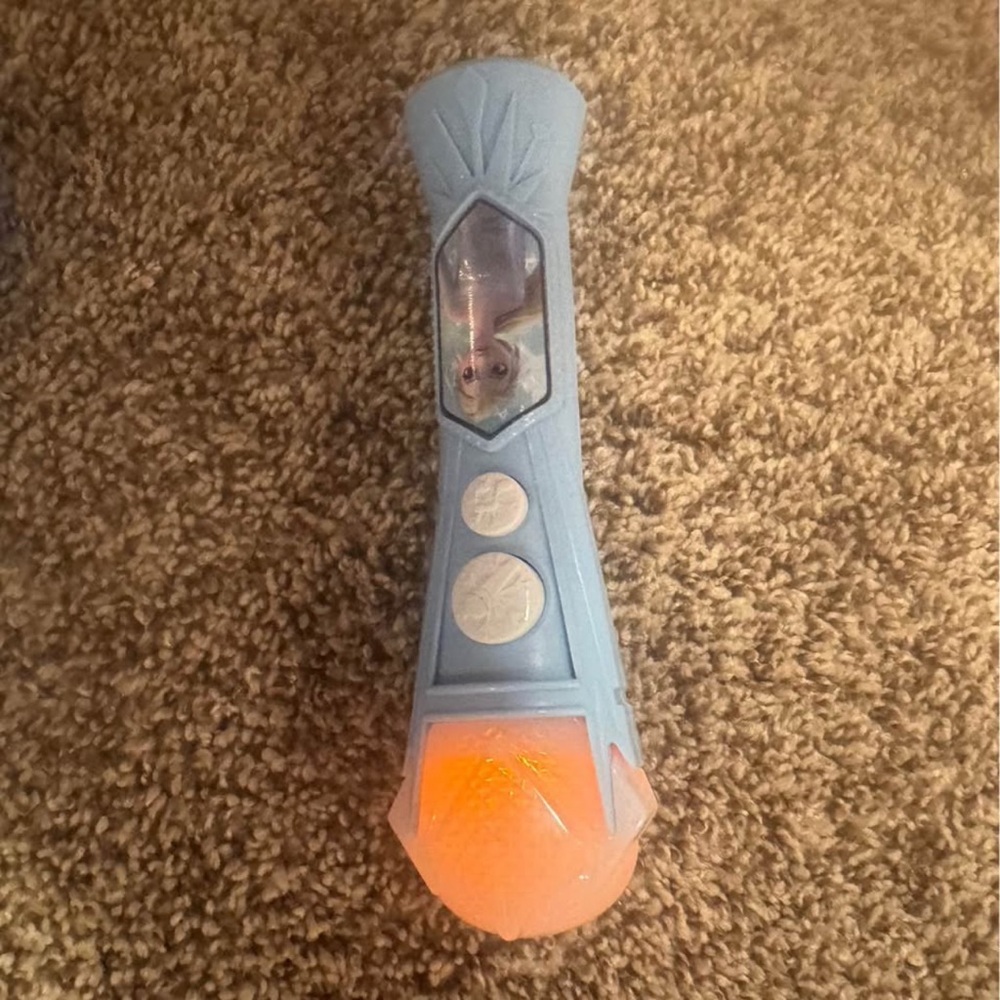 Blue and Orange Light-Up Toy- frozen